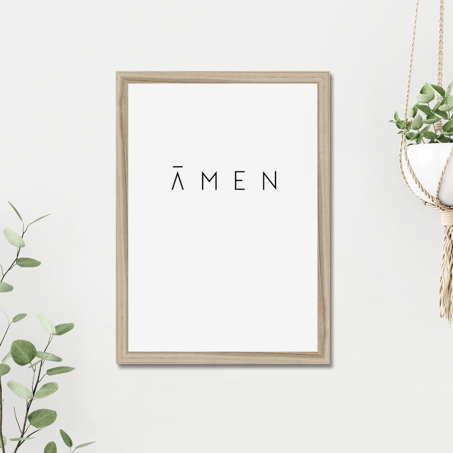 Amen caps print - Faith Curated