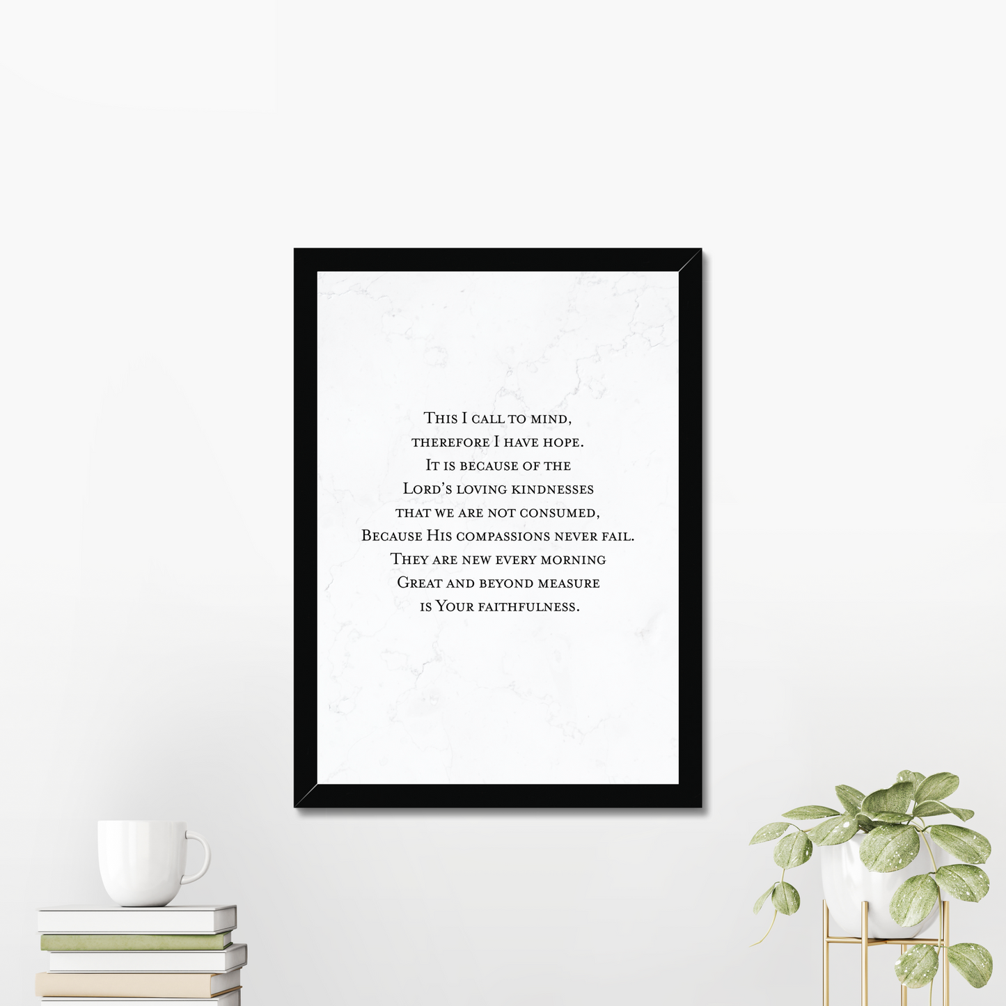 New every morning print - Faith Curated