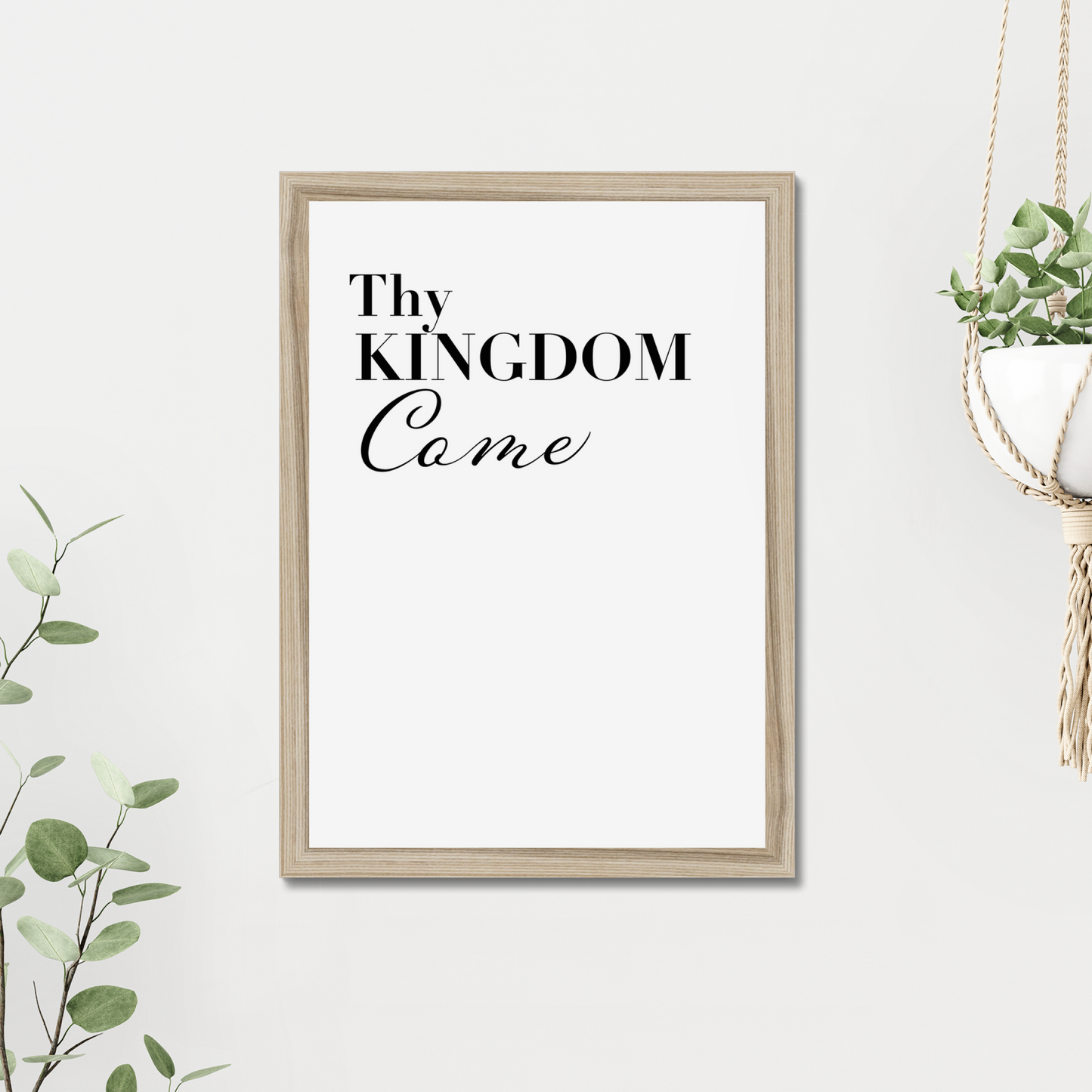 Thy Kingdom Come print - Faith Curated